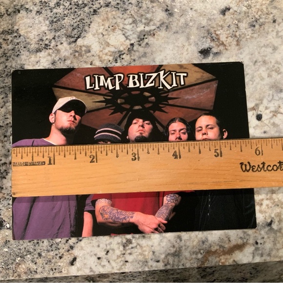 Limp Bizkit Postcard Licensed 1999 Pyramid England - Picture 3 of 3